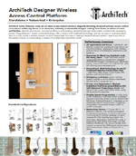 Alarm Lock ArchiTech Series Specification