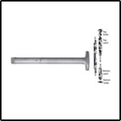 Buy Narrow Stile Concealed Vertical Rod Exit Devices Online from LocksAndSafes.com